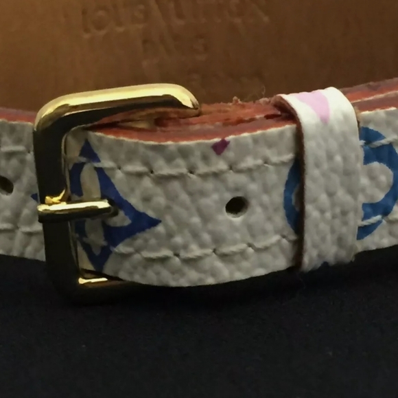 LOUIS VUITTON MONOGRAM MULTICOLOR GAMBLE BRACELET PORTE ADDRESS BRACELET/Q5516 - Picture 7 of 10